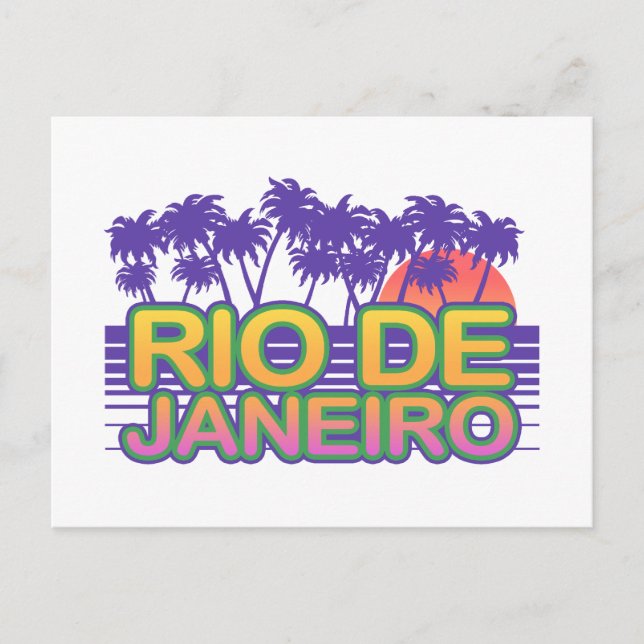 Cartão Postal Rio De Janeiro (Frente)