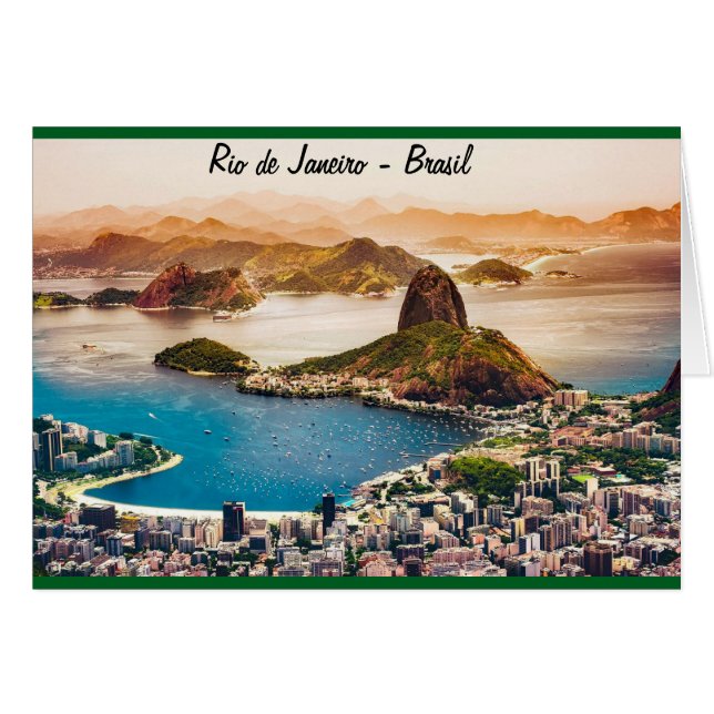 Cartão Postal Rio de Janeiro (Frente Horizontal)