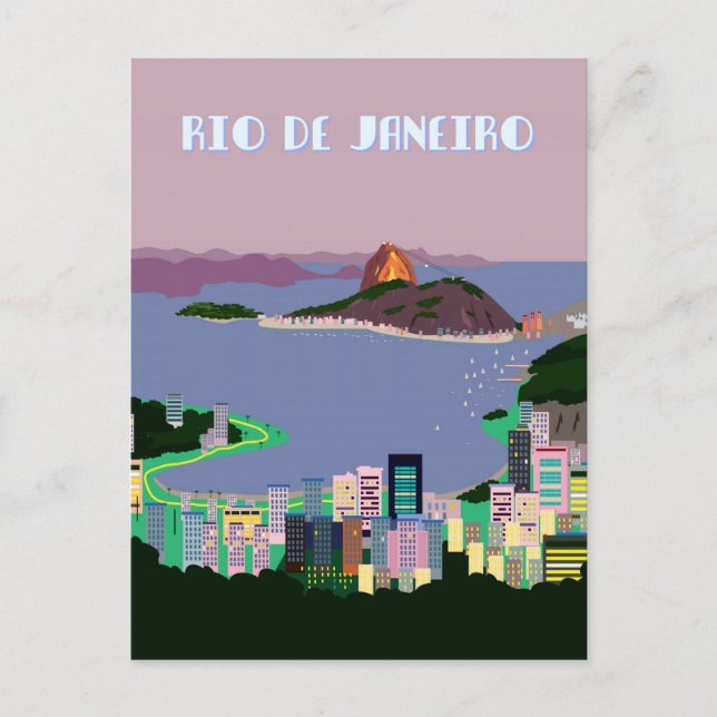 Cartão Postal Rio de Janeiro - BRASIL (Frente)