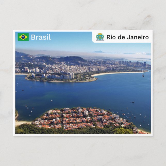 Cartão Postal Rio de Janeiro - Brasil (Frente)