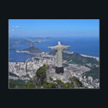 Cartão postal Rio de Janeiro, Brasil<br><div class="desc">Mande aos seus entes queridos um cartão postal inesquecível! Envoyez à vos proches une carte postale innoubResponsável! Créditos Fotográficos: http://commons.wikimedia.org/wiki/File:Christ_on_Corcovado_mountain.JPG</div>