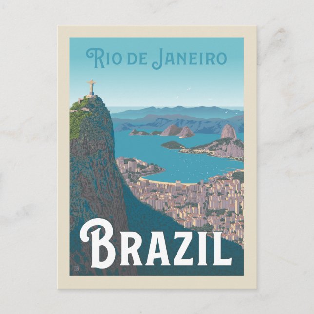 Cartão Postal Rio de Janeiro, Brasil (Frente)