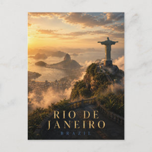 Cartão Postal Rio de Janeiro Brasil Cristo Redentor REALMS