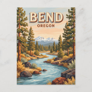 Cartão Postal Rio Deschutes em Bend Oregon
