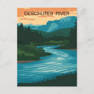 Cartão Postal Rio Deschutes Oregon