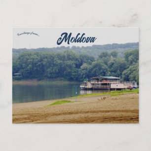 Cartão Postal Rio Dniester Moldávia