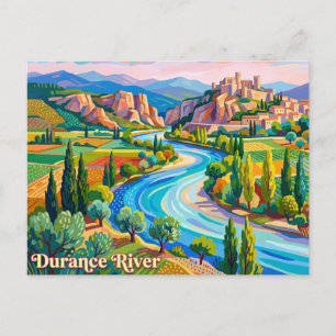 Cartão Postal Rio Durance França