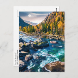 Cartão Postal Rio e Montanhas Foto Cênica