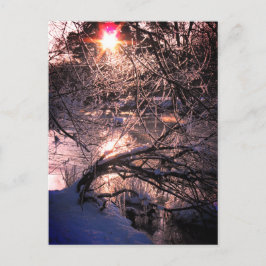 Cartão Postal Rio Hafren / Severn no Inverno