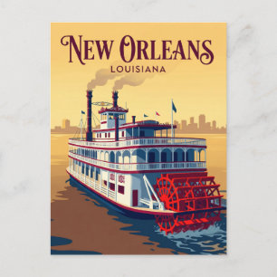 Cartão Postal Rio Mississippi EUA