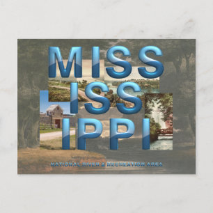 Cartão Postal Rio Nacional ABH Mississippi