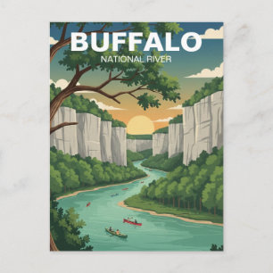 Cartão Postal Rio Nacional Buffalo Arkansas