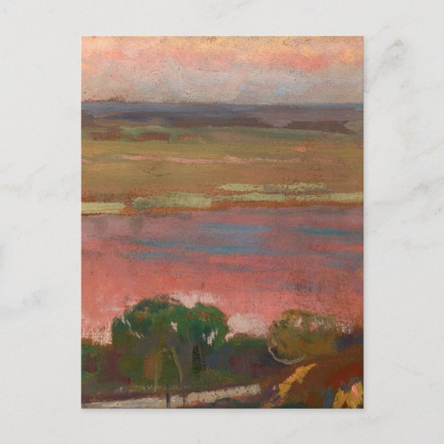 Cartão Postal Rio Rosa | Jan Stanisławski (Frente)