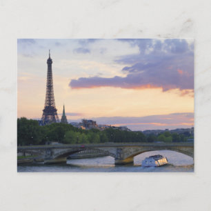 Cartão Postal Rio Seine