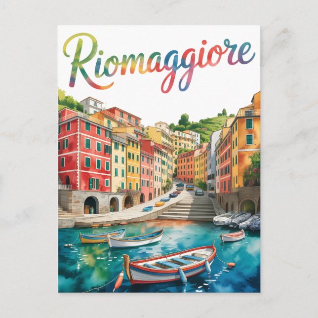 Cartão Postal Riomaggiore (Frente)