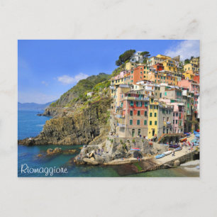 Cartão Postal Riomaggiore, Cinqueterre