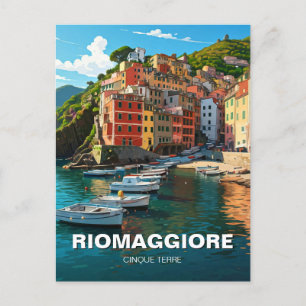 Cartão Postal Riomaggiore, Magnet Cinqua Terra