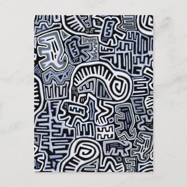 Cartão Postal Ritual de Peyote Xamânico Mola (Frente)