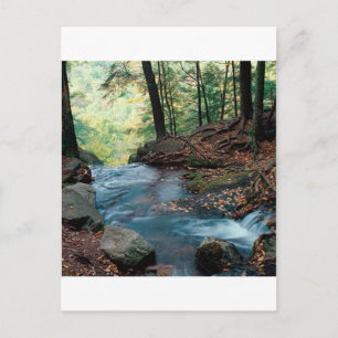 Cartão Postal River Buttermilk Falls Delaware Gap New Jersey