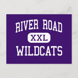 Cartão Postal River Road - Wildcats High - Amarillo Texas