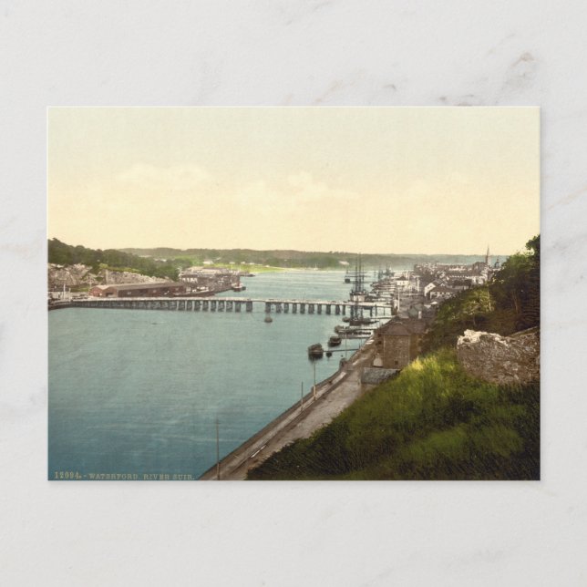 Cartão Postal River Suir, County Waterford (Frente)