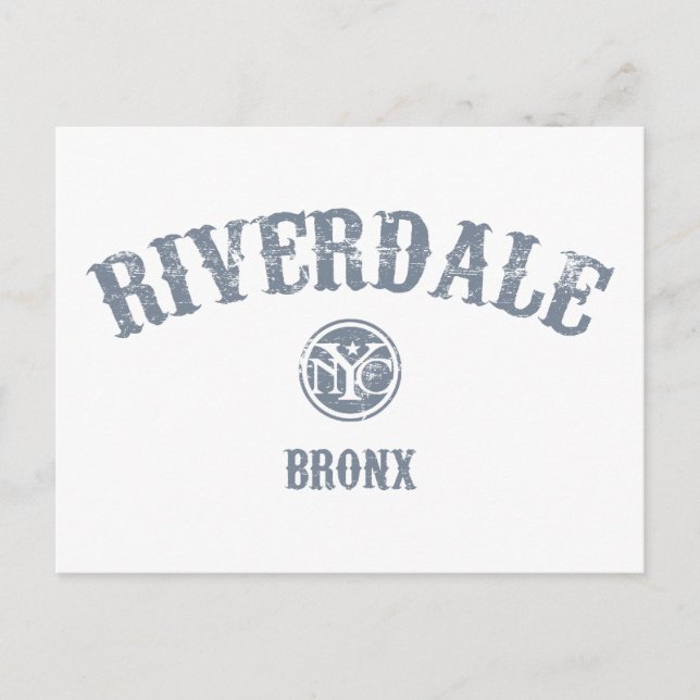 Cartão Postal Riverdale (Frente)