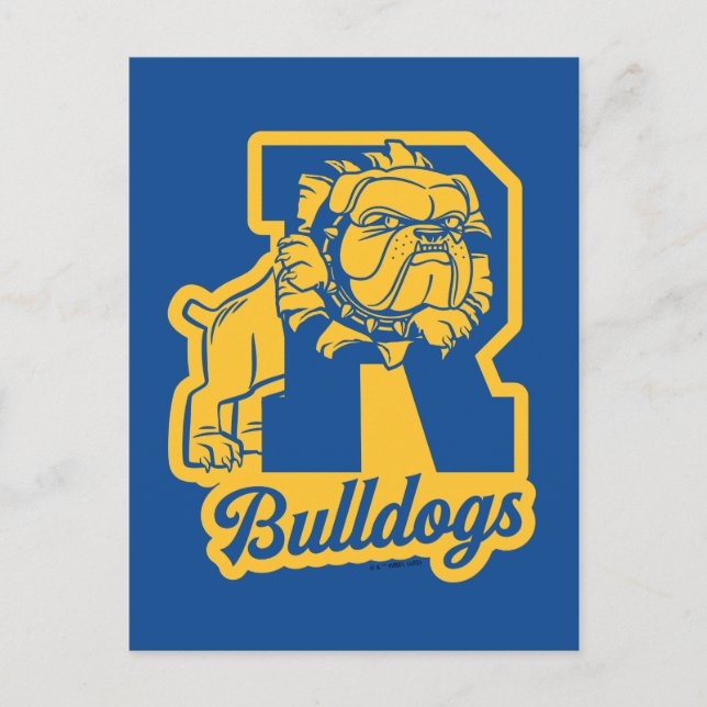 Cartão Postal Riverdale Bulldog Letterman (Frente)