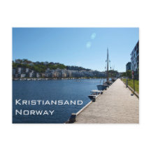 Riverside View In Kristiansand, Noruega