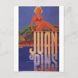 Cartão Postal Riviera Francesa Cartão-postal Juan Les Pins Antib