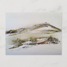 Cartão Postal Rivington pike Horwich Watercolor
