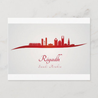 Cartão Postal Riyadh skyline in red.jpg