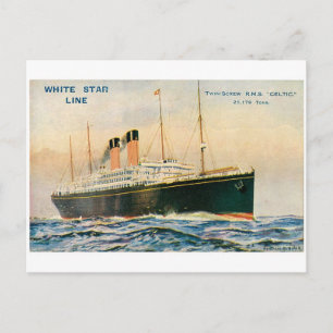 Cartão Postal RMS Celta
