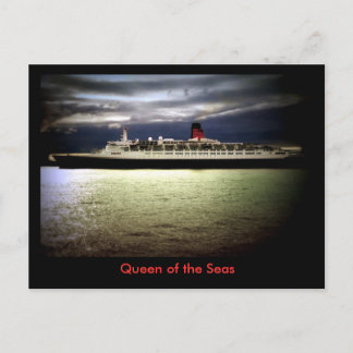 Cartão Postal RMS Queen Elizabeth 2