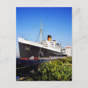 Cartão Postal RMS Queen Mary