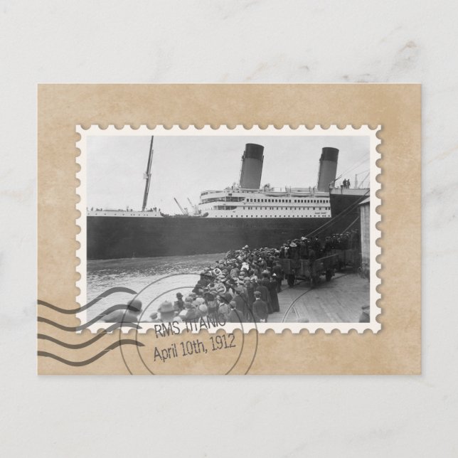 CARTÃO POSTAL RMS TITANIC (Frente)