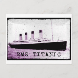 CARTÃO POSTAL RMS TITANIC