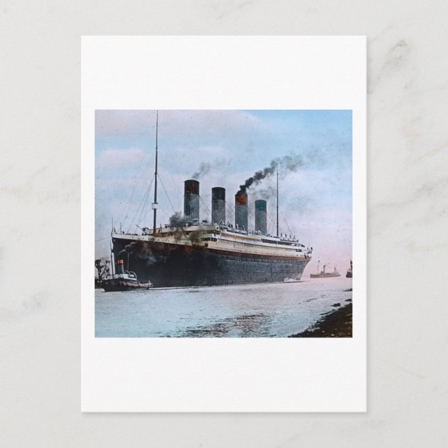 Cartão Postal RMS Titanic Belfast Ireland Vintage (Frente)