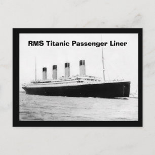 Cartão Postal RMS Titanic Passenger Liner