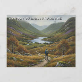 Cartão Postal Road in Wicklow Mountains National Park Ireland