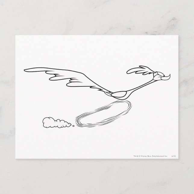 Cartão Postal ROAD RUNNER™ em execução rápida (Frente)