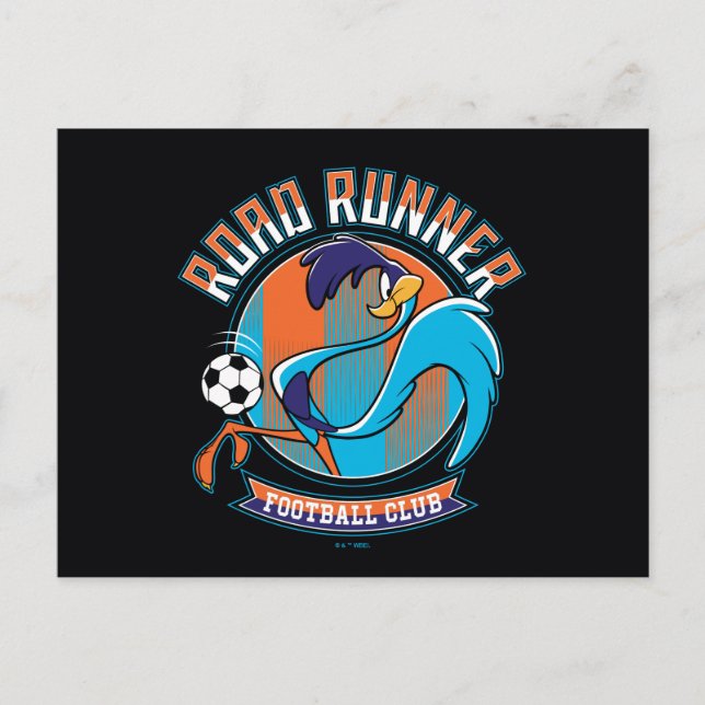 Cartão Postal ROAD RUNNER™ Football Club Badge (Frente)