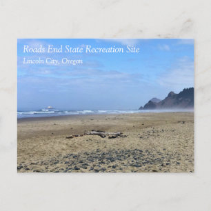 Cartão Postal Roads End, Lincoln City, Oregon