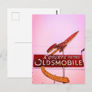 Cartão Postal Roadside Neon