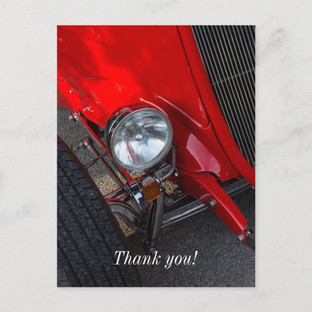 Cartão Postal Roadster dos anos 30 (Frente)