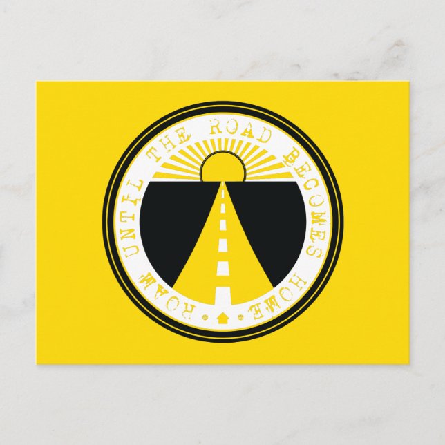 Cartão Postal roam até que a estrada chegue em casa (Frente)