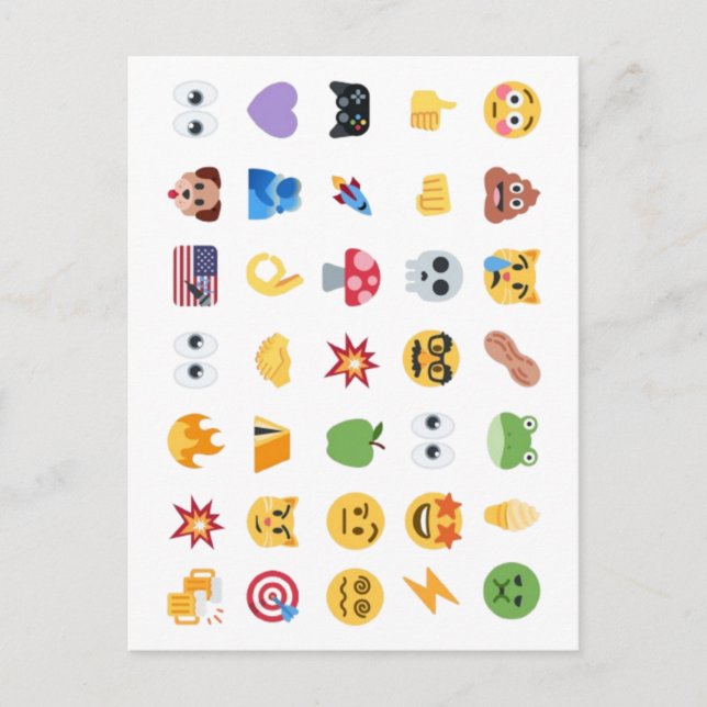 Cartão Postal Roaring Kitty 35 Emoji Timeline GME MOASS DFV Meme (Frente)