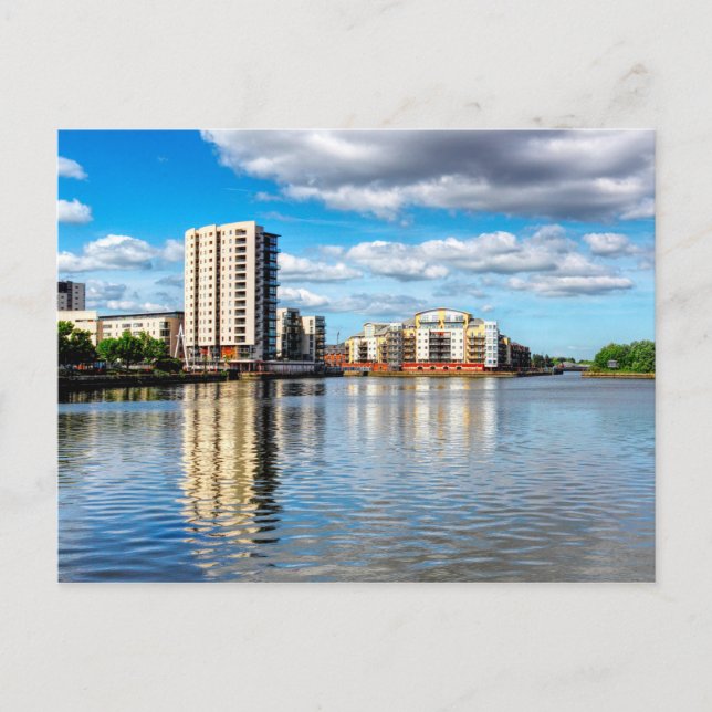 Cartão Postal Roath Basin Cardiff Bay Cardiff, País de Gales, 20 (Frente)