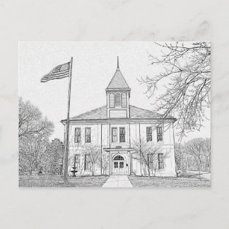 Cartão Postal "Robert E Lee School" Paris TN