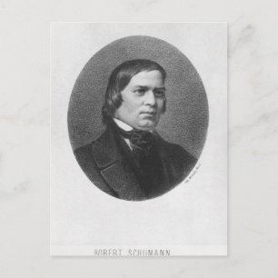 Cartão Postal Robert Schumann, 1839