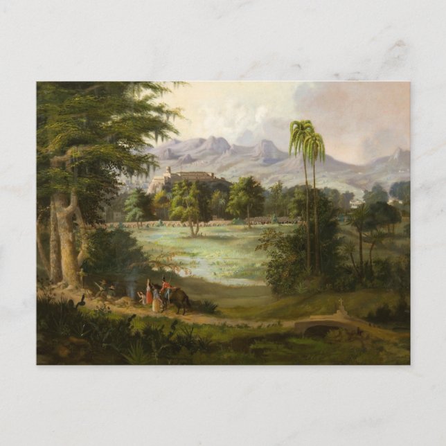 Cartão Postal Robert Scott Duncanson - Castelo Chapultpec (Frente)